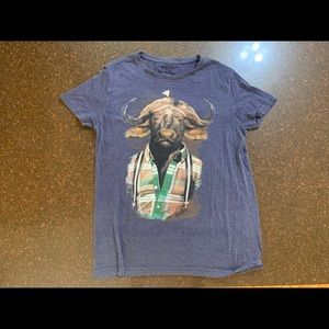 Wild Heritage tee with hipster buffalo print